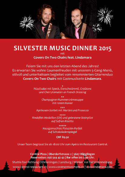 Covers-On-Two-Chairs-Lindamara-Solo-Flyer-Restaurant-Central-Haegglingen-Silvester-2015